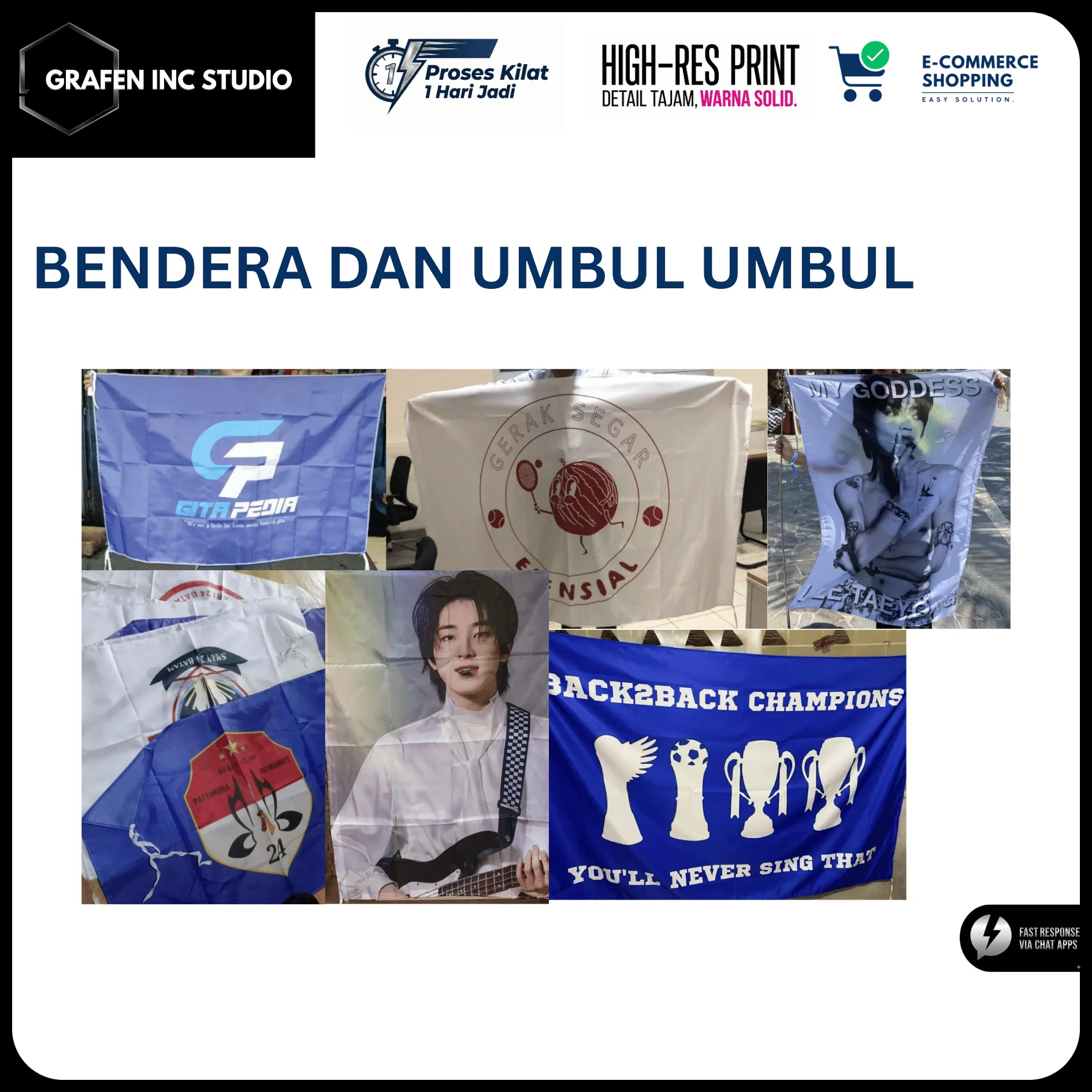 Cetak Umbul Umbul Kain